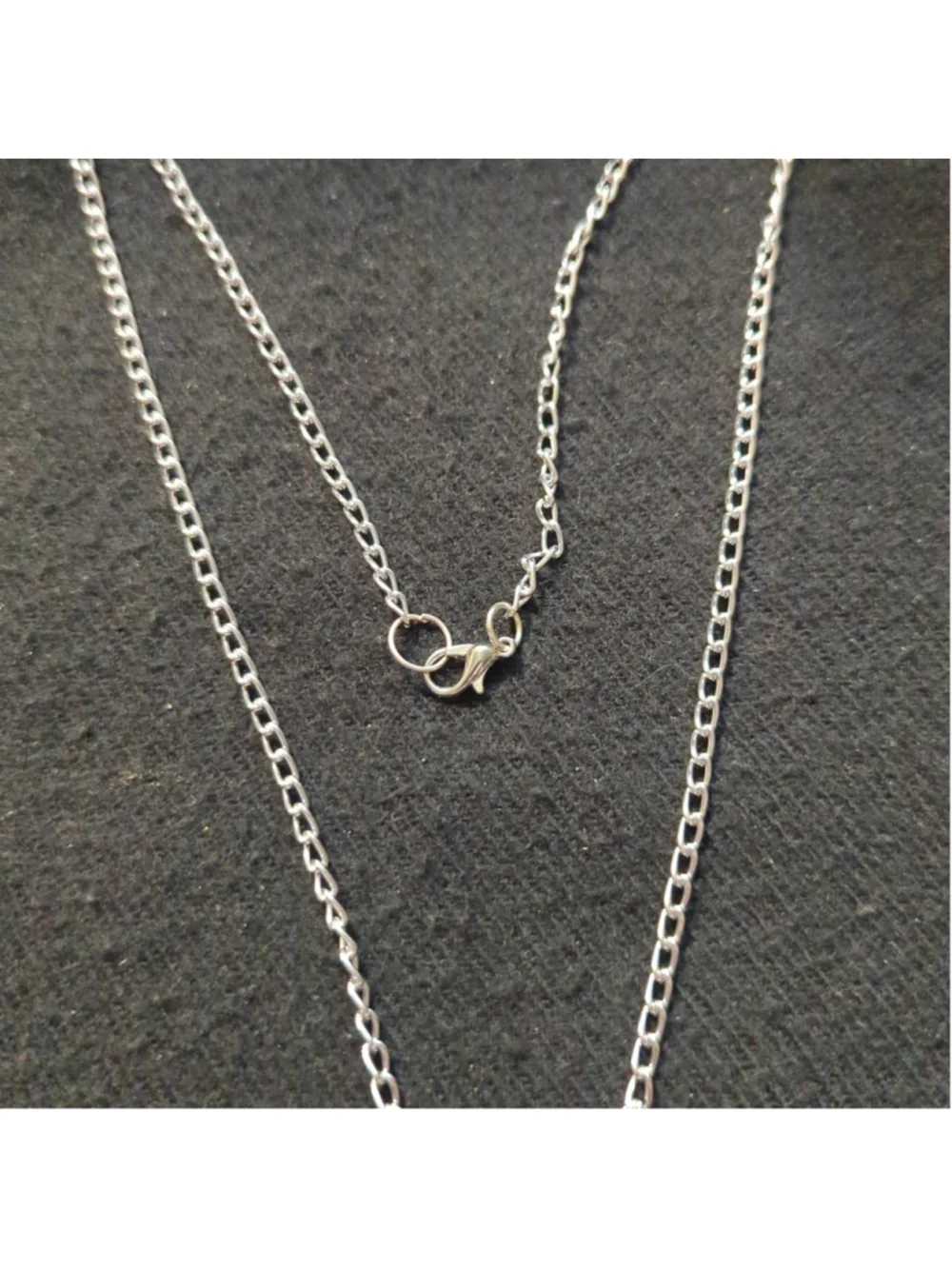 Silver Tone Cross Fish Christian Hinged Box Dainty Pendant Statement Necklace